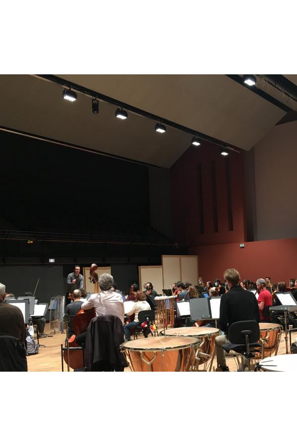 Coulisses de l'orchestre national d'Ile-de-france
